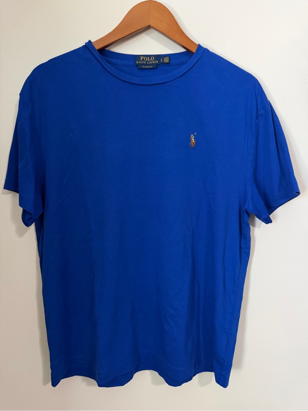 Ralph Lauren Polo Men's Crew Neck Tee in Bright Royal Blue